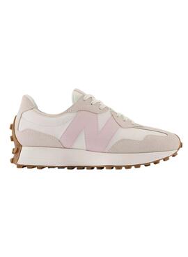 Zapatillas New Balance beige para mujer.