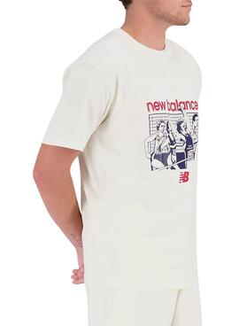 Camiseta New Balance Atletics Remastered Blanco