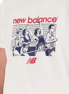 Camiseta New Balance Atletics Remastered Blanco