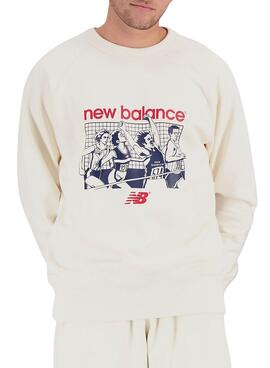 Sudadera New Balance Remastered French Blanco