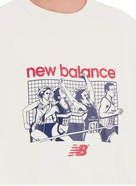 Sudadera New Balance Remastered French Blanco