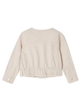 Chaqueta Mayoral Sarga Beige para Niña