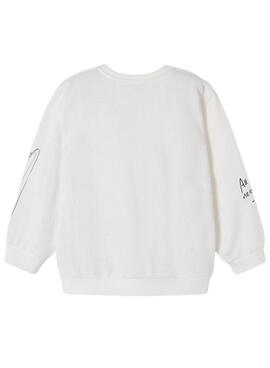 Sudadera Mayoral Print Blanco para Niño