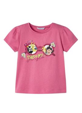 Set 2 Camisetas Mayoral Peonia Rosa para Niña