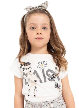 Camiseta Mayoral Banda Lazo para Niña