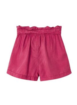 Pantalon Corto Mayoral Fluido Rosa para Niña