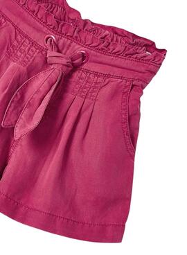 Pantalon Corto Mayoral Fluido Rosa para Niña