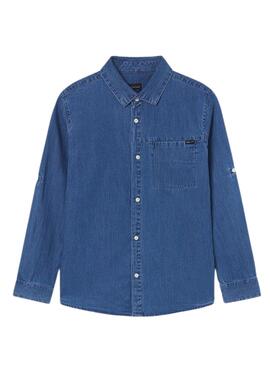 Camisa Mayoral Denim Azul para Niño