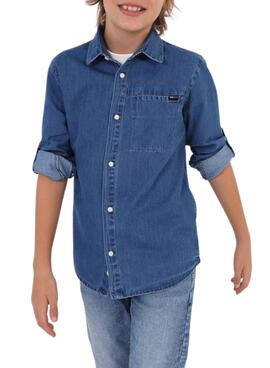 Camisa Mayoral Denim Azul para Niño