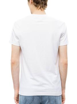 Camiseta Calvin Klein Monogram Pocket Blanco