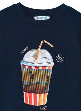 Camiseta Mayoral Lenticular Marino para Niño