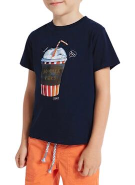 Camiseta Mayoral Lenticular Marino para Niño
