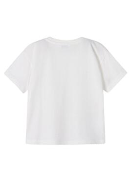 Camiseta Mayoral Bolsillo Blanco para Niño