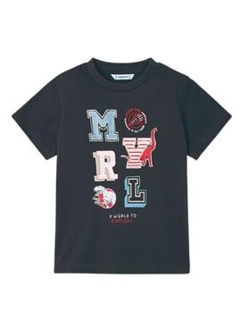 Camiseta Mayoral Sostenible Gris para Niño