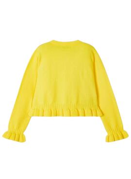 Chaqueta Mayoral Corta Calados Amarillo Niña