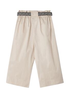 Pantalón Mayoral Cinturón Beige para Niña