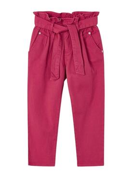 Pantalón Mayoral Slouchy Rosa para Niña