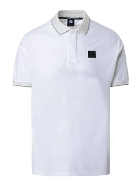 Polo North Sails Coolmax Blanco para Hombre