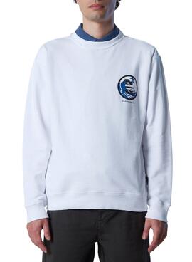 Sudadera North Sails Logo Blanco para Hombre