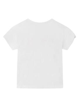 Camiseta Mayoral Chica Smile Blanco para Niña