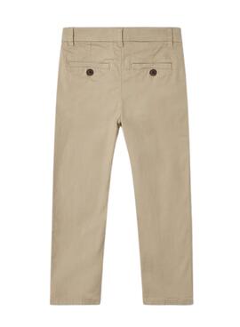 Pantalón Mayoral Chino Sarga Basic Beige para Niño