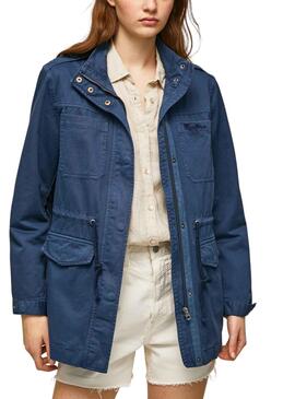 Parka Pepe Jeans Scarlett Azul para Mujer