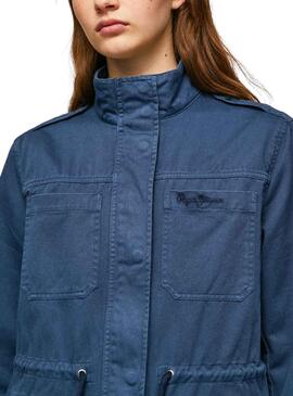 Parka Pepe Jeans Scarlett Azul para Mujer