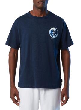 Camiseta North Sails Tomorrow Marino para Hombre