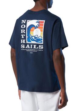 Camiseta North Sails Tomorrow Marino para Hombre
