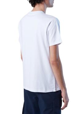 Camiseta North Sails Organic Blanco para Hombre