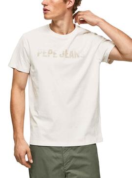 Camiseta Pepe Jeans Ribaldo Blanco para Hombre