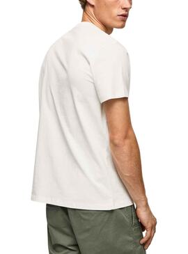 Camiseta Pepe Jeans Ribaldo Blanco para Hombre