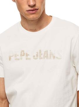 Camiseta Pepe Jeans Ribaldo Blanco para Hombre