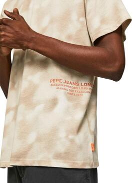 Camiseta Pepe Jeans Rickie Beige para Hombre