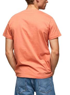Camiseta Pepe Jeans Richme Naranja para Hombre