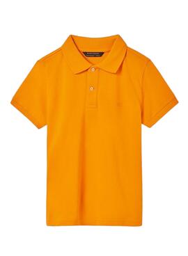 Polo Mayoral Granito Básico Naranja para Niño