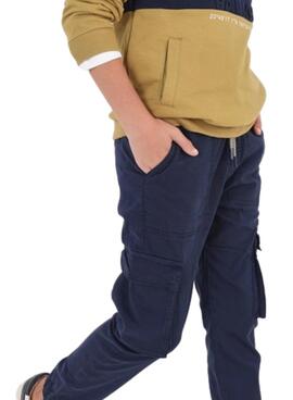 Pantalón Mayoral Cargo Marino para Niño