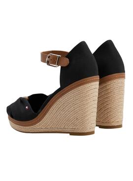 Sandalias Tommy Hilfiger Iconic Elena Negro Mujer