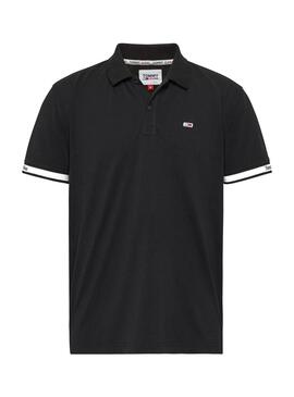 Polo Tommy Jeans Classic Negro para Hombre