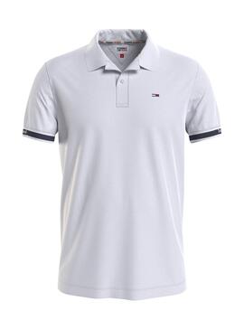 Polo Tommy Jeans Classic Blanco para Hombre