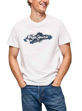 Camiseta Pepe Jeans Raffael Blanco para Hombre