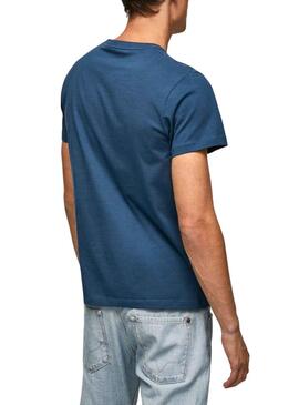 Camiseta Pepe Jeans Raffael Azul para Hombre