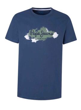 Camiseta Pepe Jeans Raffael Azul para Hombre