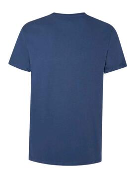 Camiseta Pepe Jeans Raffael Azul para Hombre