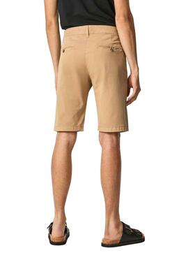 Bermuda Pepe Jeans Mc Queen Camel para Hombre