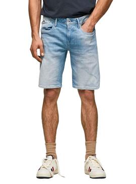 Bermuda Pepe Jeans Hatch Denim Para Hombre