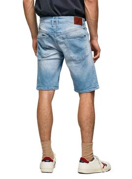 Bermuda Pepe Jeans Hatch Denim Para Hombre