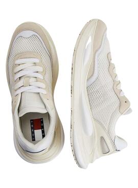 Zapatillas Tommy Jeans Runner Beige para Hombre