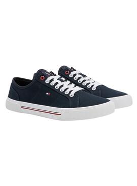 Zapatillas Tommy Jeans Core Corporate Azul Hombre