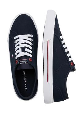 Zapatillas Tommy Jeans Core Corporate Azul Hombre